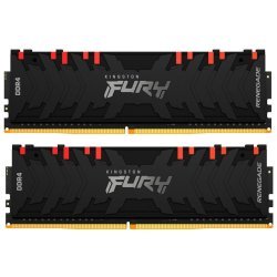 Модуль памяти для компьютера DDR4 16GB (2x8GB) 4600 MHz FURY Renegade RGB Black Kingston Fury (ex.HyperX) (KF446C19RBAK2/16)