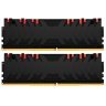 Модуль памяти для компьютера DDR4 16GB (2x8GB) 4600 MHz FURY Renegade RGB Black Kingston Fury (ex.HyperX) (KF446C19RBAK2/16)