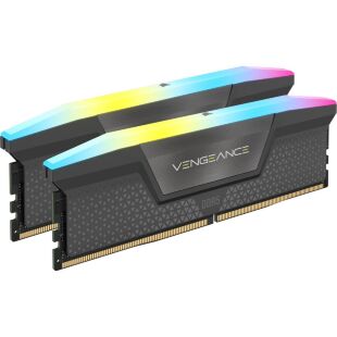 Модуль памяти для компьютера DDR5 96GB (2x48GB) 6000 MHz Vengeance RGB Grey Corsair (CMH96GX5M2E6000Z36)