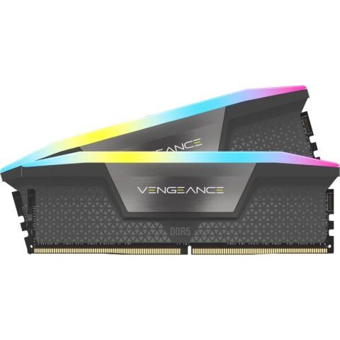 Модуль памяти для компьютера DDR5 96GB (2x48GB) 6000 MHz Vengeance RGB Grey Corsair (CMH96GX5M2E6000Z36) - Модули памяти для компьютера  - Модули памяти для компьютера 