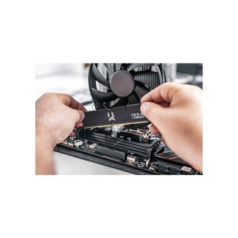 Модуль памяти для компьютера DDR5 32GB (2x16GB) 6000 MHz IRDM Black Goodram (IR-6000D564L36S/32GDC) - Нулевой остаток (Feed) - Нулевой остаток (Feed)