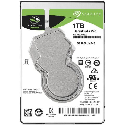 Жесткий диск для ноутбука 2.5" 1TB Seagate (ST1000LM049) - Нулевой остаток (Feed) - Нулевой остаток (Feed)