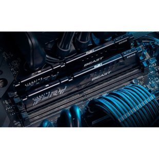 Модуль памяти для компьютера DDR5 64GB (2x32GB) 6000 MHz Beast EXPO Black Kingston Fury (ex.HyperX) (KF560C36BBE2K2-64)
