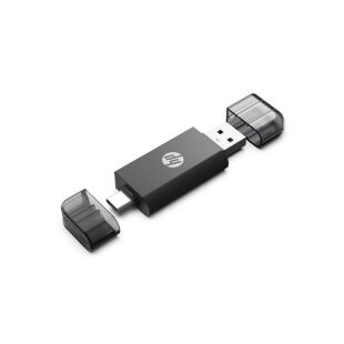 Считыватель флеш-карт HP USB 3.0 AM/USB-C to SD+TF (HP_DHC-CT112)