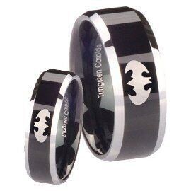 Кільце Batman Logo Metal 10 мм №3 -   -  