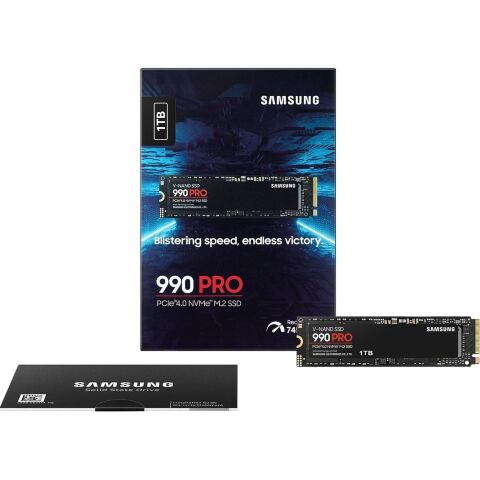 Накопитель SSD M.2 2280 1TB 990 PRO Samsung (MZ-V9P1T0BW) - Нулевой остаток (Feed)  - Нулевой остаток (Feed) 