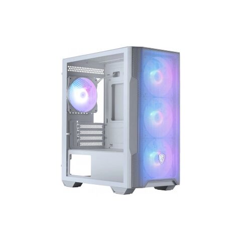 Корпус для ПК MSI MAG FORGE M100R WHITE - Нулевой остаток (Feed)  - Нулевой остаток (Feed) 