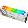 Модуль памяти для компьютера DDR5 32GB (2x16GB) 7600 MHz Renegade RGB White XMP Kingston Fury (ex.HyperX) (KF576C38RWAK2-32)