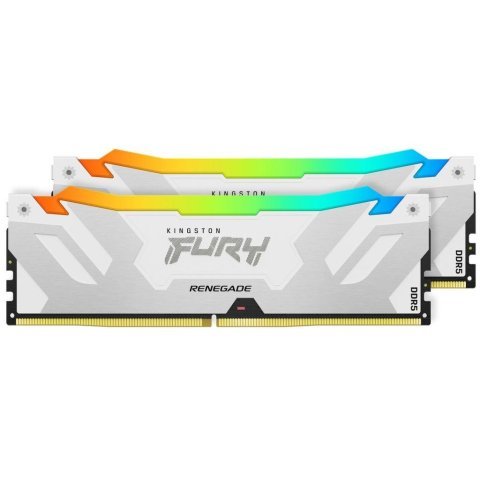 Модуль памяти для компьютера DDR5 32GB (2x16GB) 7600 MHz Renegade RGB White XMP Kingston Fury (ex.HyperX) (KF576C38RWAK2-32) - Модули памяти для компьютера - Модули памяти для компьютера