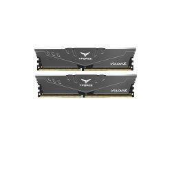 Модуль памяти для компьютера DDR4 16GB (2x8GB) 3200 MHz T-Force Vulcan Z Gray Team (TLZGD416G3200HC16FDC01)