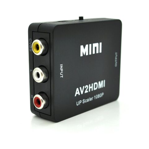 Конвертор 3xRCA F to HDMI F 720P/1080P black Voltronic (YT-CM-AV/HDMI/B) - Нулевой остаток (Feed)  - Нулевой остаток (Feed) 
