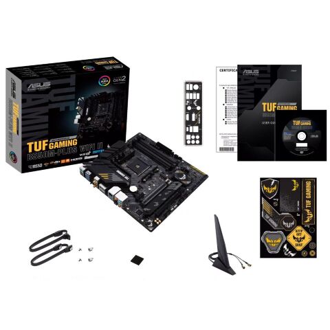 Материнская плата ASUS TUF GAMING B550M-PLUS WIFI II - Нулевой остаток (Feed)  - Нулевой остаток (Feed) 