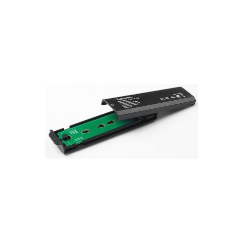 Карман внешний Chieftec M.2 PCIe NVMe/SATA SSD CEB-M2C-TLE USB 3.2 Gen2 Type-C Tool-Less Alum/Plastic (CEB-M2C-TLE) - Нулевой остаток (Feed)  - Нулевой остаток (Feed) 