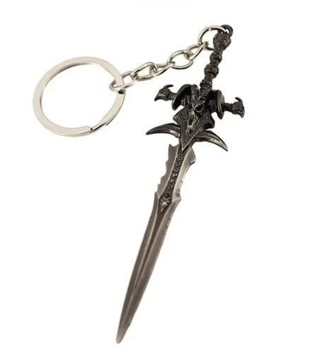 Брелок World of Warcraft Lich King Metal Weapon Frostmourne фростморн 9 см. - -