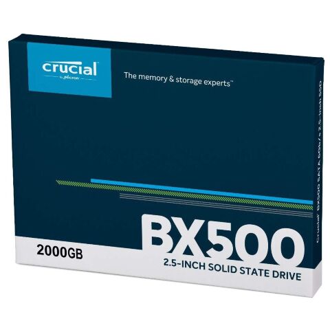 Накопитель SSD 2.5" 2TB Micron (CT2000BX500SSD1) - Внутренние SSD  - Внутренние SSD 