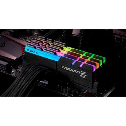 Модуль памяти для компьютера DDR4 128GB (4x32GB) 3600 MHz Trident Z RGB G.Skill (F4-3600C18Q-128GTZR) - Нулевой остаток (Feed) - Нулевой остаток (Feed)