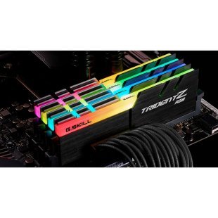 Модуль памяти для компьютера DDR4 128GB (4x32GB) 3600 MHz Trident Z RGB G.Skill (F4-3600C18Q-128GTZR)