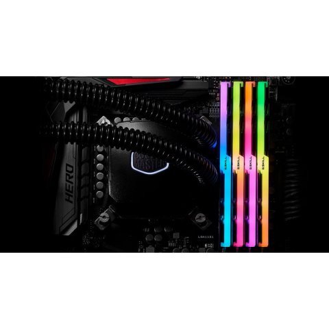 Модуль памяти для компьютера DDR4 128GB (4x32GB) 3600 MHz Trident Z RGB G.Skill (F4-3600C18Q-128GTZR) - Нулевой остаток (Feed) - Нулевой остаток (Feed)