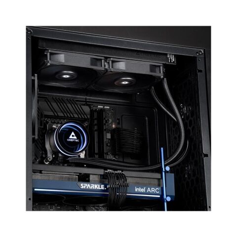 Система жидкостного охлаждения Chieftec Iceberg 240 DARK (CLC-240-BLK) - Нулевой остаток (Feed)  - Нулевой остаток (Feed) 