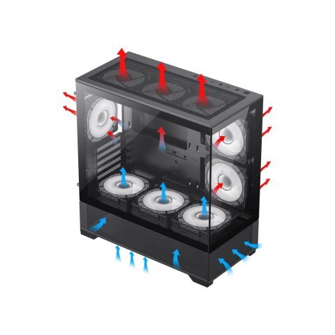 Корпус Gamemax Vista MB - Нулевой остаток (Feed) - Нулевой остаток (Feed)