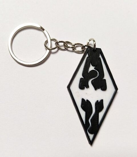 Брелок Skyrim Keychain Скайрім ABS пластик 5 см. - -