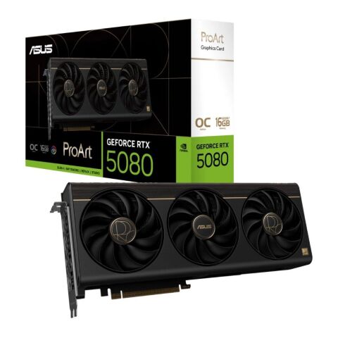 Видеокарта ASUS GeForce RTX5080 16GB PROART OC (PROART-RTX5080-O16G) - Видеокарты  - Видеокарты 