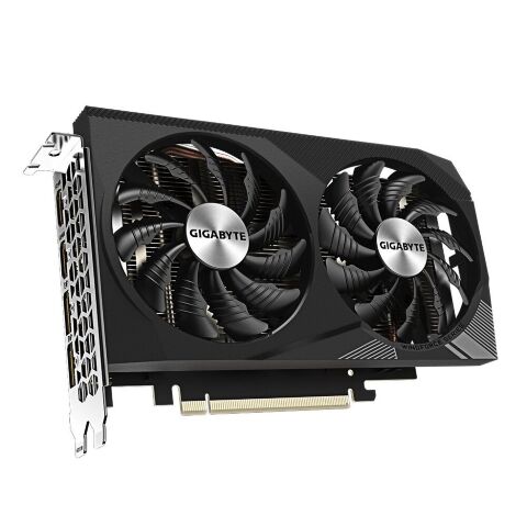 Видеокарта GIGABYTE GeForce RTX3050 8Gb WINDFORCE V2 (GV-N3050WF2V2-8GD) - Видеокарты  - Видеокарты 
