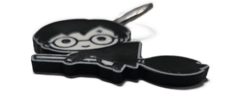 Брелок Harry Potter Гаррі на мітлі Keychain ABS пластик 6 см. -   -  