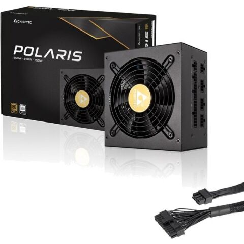 Блок питания Chieftec 550W POLARIS (PPS-550FC) - Нулевой остаток (Feed)  - Нулевой остаток (Feed) 