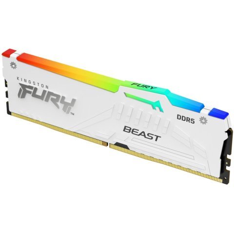 Модуль памяти для компьютера DDR5 32GB 6000 MHz Beast AM5 RGB White Kingston Fury (ex.HyperX) (KF560C36BWEA-32) - Нулевой остаток (Feed)  - Нулевой остаток (Feed) 