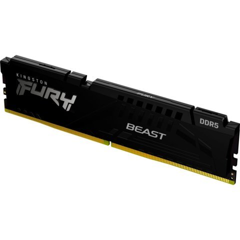 Модуль памяти для компьютера DDR5 16GB 6800 MHz Beast Black EXPO Kingston Fury (ex.HyperX) (KF568C34BBE-16) - Нулевой остаток (Feed) - Нулевой остаток (Feed)