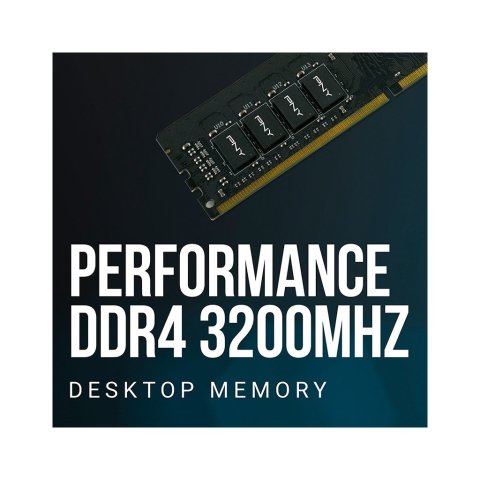 Модуль памяти для компьютера DDR4 16GB 3200 MHz PNY (MD16GSD43200-SI) - Нулевой остаток (Feed) - Нулевой остаток (Feed)