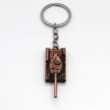 Брелок World of Tanks танк (колір: мідь) башта обертається -   -  