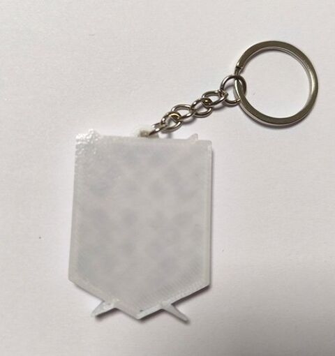 Брелок емблема Розвідкорпус Атака Титанів Attack on Titan Keychain ABS пластик 5 см. -   -  