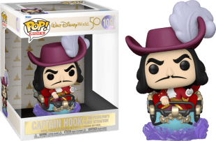 Фігурка Funko Disney World 50th Captain Hook at Peter Pans Flight Attraction Капітан Крюк фанко 109