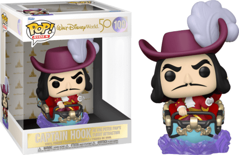 Фігурка Funko Disney World 50th Captain Hook at Peter Pans Flight Attraction Капітан Крюк фанко 109 - -