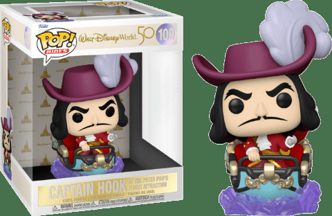 Фігурка Funko Disney World 50th Captain Hook at Peter Pans Flight Attraction Капітан Крюк фанко 109 -   -  