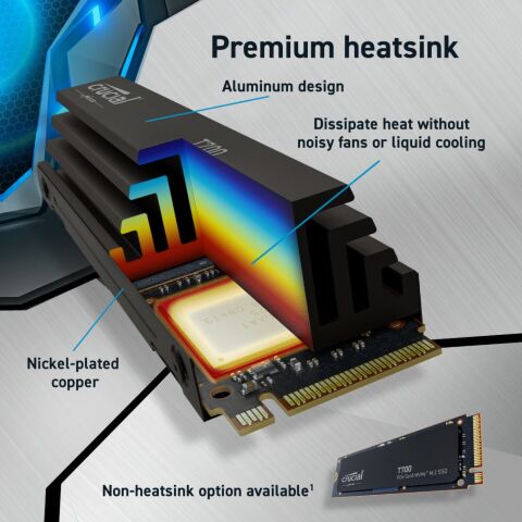 Накопитель SSD M.2 2280 4TB T700 Micron (CT4000T700SSD3) - Нулевой остаток (Feed) - Нулевой остаток (Feed)