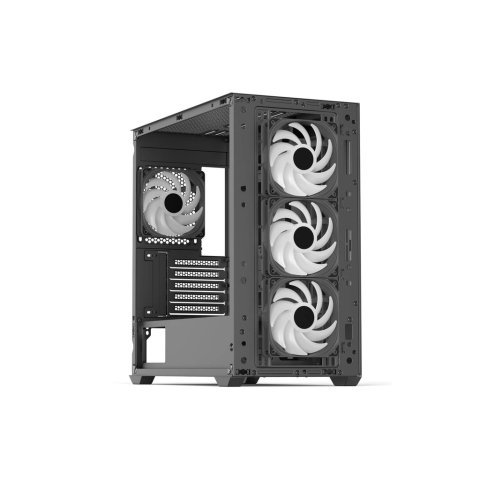 Корпус AeroCool D302A-G-BK-v1 Black (ACCS-DS04043.11) - Нулевой остаток (Feed) - Нулевой остаток (Feed)