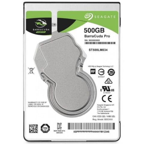 Жесткий диск для ноутбука 2.5" 500GB Seagate (# ST500LM034-FR #) - Внутренние HDD  - Внутренние HDD 