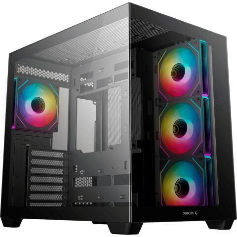 Корпус Deepcool CG530 4F Black (R-CG530-BKADA4-G-1) - Нулевой остаток (Feed) - Нулевой остаток (Feed)
