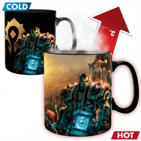 Чашка хамелеон Abystyle Blizzard World Of Warcraft Azeroth Mug Варкрафт кружка 460 мл (меняет цвет) -   -  