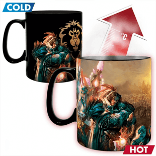 Чашка хамелеон Abystyle Blizzard World Of Warcraft Azeroth Mug Варкрафт кружка 460 мл (меняет цвет)