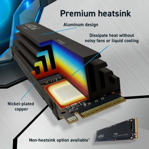 Накопитель SSD M.2 2280 4TB T700 Micron (CT4000T700SSD5) - Внутренние SSD - Внутренние SSD