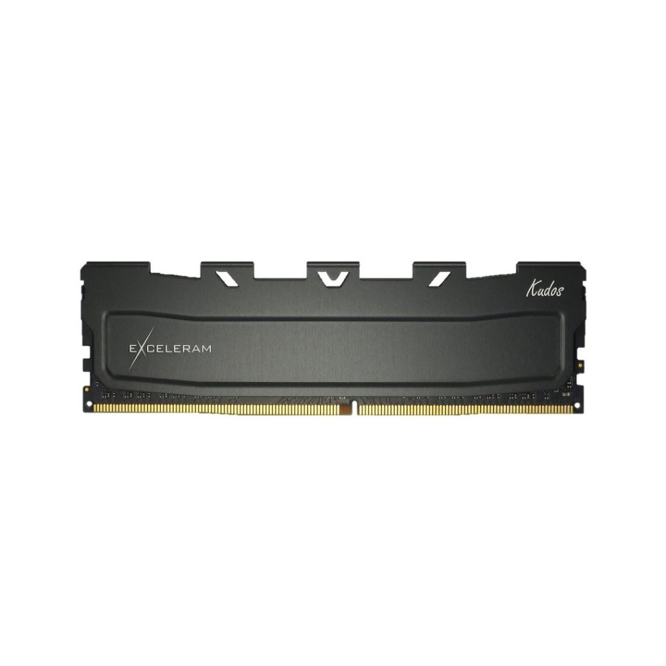 Модуль памяти для компьютера DDR4 16GB 2666 MHz Black Kudos eXceleram (EKBLACK4162616C)