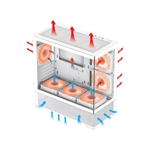 Корпус Gamemax Vista MW - Нулевой остаток (Feed) - Нулевой остаток (Feed)