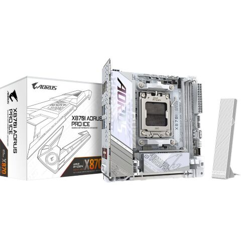 Материнская плата GIGABYTE X870I AORUS PRO ICE - Нулевой остаток (Feed)  - Нулевой остаток (Feed) 