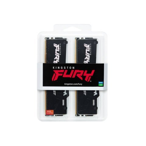 Модуль памяти для компьютера DDR5 32GB (2x16GB) 6800 MHz Beast RGB EXPO Kingston Fury (ex.HyperX) (KF568C34BBEAK2-32) - Нулевой остаток (Feed)  - Нулевой остаток (Feed) 