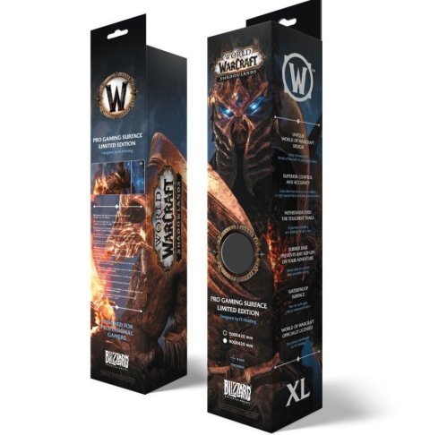 Коврик игровая поверхность Blizzard World Of Warcraft Lich King Arthas Bolvar король Лич XL (90*42 cm) -   -  