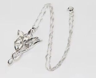 Медальйон Володар кілець Арвен Вечірня зірка LOTR Arwen Evenstar Necklace